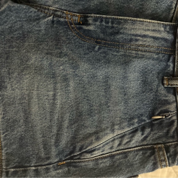Alexander Wang Classic Blue Jean Shorts - Picture 4 of 5